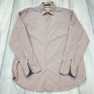 Tommy Bahama Button Shirt M‎ Medium Long Sleeve Cotton Mens
